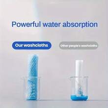 Ultra Soft Disposable Facial Tissues - Wet/Dry, Thick And Gentle, Suitable For Makeup Removal, Salon And Home Cleaning - White - View 3