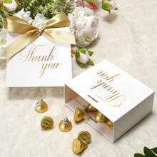 Wedding Gift Box, With Ribbon Gift Box, Used For Bridesmaid Proposal, Birthday And Holiday Graduation Gift Packaging Perfume Doll Cosmetics Packaging Box - White - View 6