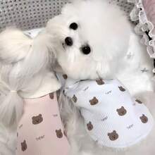 适合小型和中型犬猫的冬春季保暖服装：棉质毛衣、背心、舒适的羊毛套衫、毛绒外套和其他御寒保暖服装 - 彩色 - 查看 8
