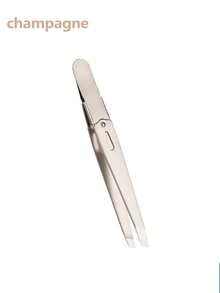 High Precision Ultra-Thin Flat Head Blackhead, Eyebrow And Eyelash Tweezers, Eyebrow And Eyelash Tweezers, Eyebrow Trimming Tools, Essential Beauty Tools For Eyebrow Grooming - Multicolor - View 10