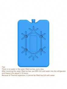 4/2/1pc Reusable Ice Pack, Suitable For Lunch Box, Ultra-Thin PP Material, Long-Lasting Cooling, Food Preservation For Outdoor Activities - Blue - View 9