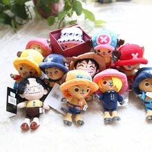 ONE PIECE 正版海贼王索隆乔巴艾斯毛绒公仔玩具，可爱挂件，萌系动漫人物毛绒抱枕玩具，适合儿童生日、节日礼物，14厘米/5.5英寸 - 彩色 - 查看 3