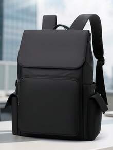 1pc Large Capacity Backpack, Men's Business Casual Waterproof Travel Bag, Suitable For High School And College Students - Multicolor - View 2