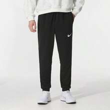 Nike Dri-Fit Knit Fleece Tapered Pants, Running & Training Pants, CZ6380-010 - Black - View 1