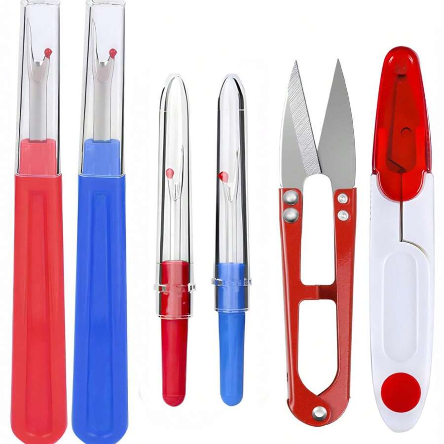 Sewing Seam Ripper Kit Sewing Stitch Thread Unpicker Cutter Remover For Sewing Crafting Needlework Embroidery Tool - 8pcs - View 1