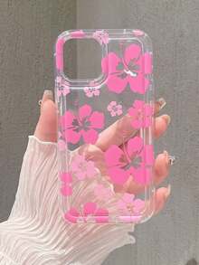 1pc Daisy Floral Inflatable Pressed Flower Pattern Phone Case Compatible With Apple S  17 Pro Max Case  17 Pro Case  Case Clear Phone Case Summer  16 Case - 1 cái - Xem 6