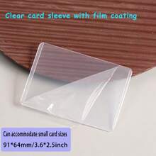 The High-Definition And Transparent Small Card Collection Soft Card Sleeve, Hard Card Sleeve And Badge Self Sealing Bag Are Suitable For Collecting And Protecting Various Edges Of The Three-Dimensional And Anime. - White - View 5