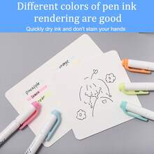 60PCS Artist Grade Blank Cards 90x55mm, Thick 300gsm White Cardstock, Perfect For DIY Crafts, Calligraphy Practice, Wedding Place Cards & Party Supplies, Bulk Blank Note Cards Set - A - View 6