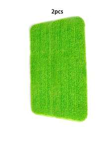 1/2/4pcs Ultra-Fine Fiber Flat Mop Replacement Pads, Braided Cloth Spray Mop Heads With Hook & Loop - Trapezoidal Mop - View 9