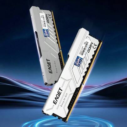EAGET DDR4 RAM 8GB/16GB/32GB (2x16GB) /16GB / (2x8GB) 3200MHz Desktop Memory – High Performance, Blazing Fast Speed, Efficient Heat Dissipation, Easy To Fit – Ideal For Gamers, Creators, And PC Upgrades