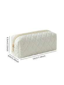 St. Patrick's Letter Pattern Pouch, Lightweight Zipper Cosmetic Bag, Pencil Case, Classic Stationery Pouch, Suitable For School/Students/Back To School Season - Multicolor - View 6