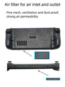 Steam Deck Gaming Console Accessories Set: Dust-Proof Vent Cover + Touchpad & Button Stickers + Joystick Caps, Dust-Proof, Scratch-Resistant, Enhanced Gaming Experience - View 7