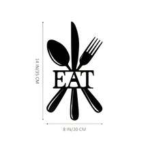 CIF BUY 三件套极简金属墙饰 - 叉子、勺子、刀子设计 | 适用于家居、客厅、办公室、厨房、餐厅装饰，是母亲节、乔迁之喜的理想礼物，经久耐用且易于安装 - 彩色 - 查看 11