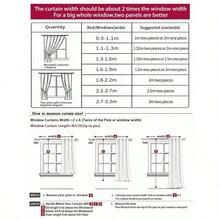 2片装黑白叶藤印花现代简约风格薄纱窗帘，100%涤纶面料，杆袋式设计，无衬里，90克/平方米，幅宽180厘米，适用于卧室、客厅、餐厅和浴室。 - 彩色 - 查看 4