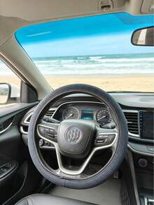 Women's Full Diamond Light Luxury Steering Wheel Cover, 15 Inch Car Steering Wheel Protective Cover, Four Seasons General Fashion Exquisite, Anti Slip, Anti Sweat, Wear Resistant Flash Diamond Luxury Shining Point Diamond Anti Slip Steering Car Wheel Cover - Diamond-encrusted Steering Wheel Cover - View 3