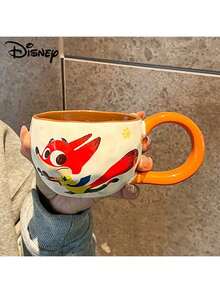 Disney Cốc sứ hình Judy Nick trong Zootopia, cốc tai to ngộ nghĩnh, cốc ăn sáng chất lượng cao dùng tại nhà. - Nhiều màu - Xem 6