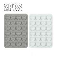 10/5/4/3/2/1 Pcs Silicone Phone Suction Cup With 24 Adhesive Pads, Easy To Disassemble And Clean, Enhances Grip, Suitable For Various Mounting Surfaces - Multicolor - View 36