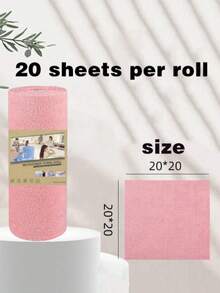 1 Roll (20pcs) Reusable Ultra-Fine Fiber Towels - High Absorbency, 20x20cm, Scratch-Resistant, Machine Washable, Multi-Purpose Towels For Home, Kitchen, Dining, Bathroom, Room, Auto Detailing, Kitchen Cleaning Cloth, Bathroom Cleaning Cloth, Stove Cleaning Cloth, Car Cleaning Cloth, Kitchen Supplies, Bathroom Supplies, Auto Supplies, Cleaning Supplies, Women's Gifts - Multicolor - View 11