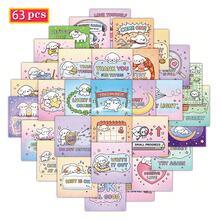 63 Pcs Motivational Dog Stickers Set, Cute Puppy Designs With Self-Care & Encouragement Messages, UV-Resistant & Repositionable For Laptop & Water Bottle, Scrapbook Stickers, Stationery Supplies - Positive Puppy - View 10