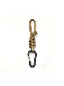 Suporte para Garrafa de Água Multiuso Ajustável Feito à Mão com Chaveiro - Acessório Durável para Uso Externo em Caminhadas, Acampamento e Viagens - Alça para Pendurar Garrafa de Água, Chapéu e Chaves - Disponível em Várias Cores, Equipamento de Camping, Essencial para Caminhadas, Acessório da Moda, Construção Resistente com Cordão de Chaveiro, Mosquetão, Gancho de Chaveiro, Acessório de Viagem para Mochila - Multicolorido - Visão 12