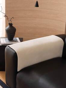 1 buah Sarung Sofa Beludru Lembut Anti Selip untuk Semua Musim, Dapat Dicuci, Pelindung Furnitur Ruang Tamu Ramah Hewan Peliharaan - Krem - View 7