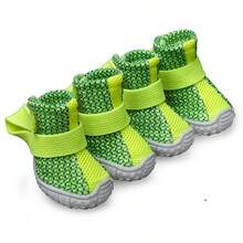 New Breathable Anti-Slip Pet Shoes, Durable Sole, Suitable For Small Dogs All Seasons - Green - View 8