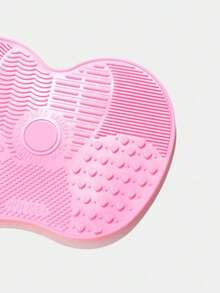 1pc Silicone Makeup Brush Cleaning Mat With Suction Cup Drying Rack, Suitable For Makeup Brushes, Sponges And Puffs - None - View 7