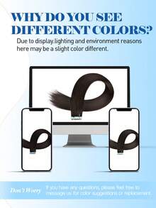 自然黑色20片装隐形胶带式接发，混合发丝，20英寸20片隐形无缝贴合发片，自然直发浓密编织黑色接发，轻盈柔软，适合日常佩戴。 - S4 - 查看 7