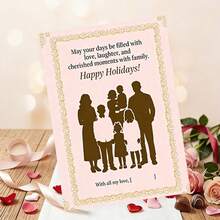 Customized Greeting Cards, Customized Family Cards, Customized Message Cards, Customized Gift Cards, Customized Postcards, Customized Message Cards, Suitable For Gatherings, Parties, Restaurants, Holidays - Family Greeting Card 10x14cm - View 4