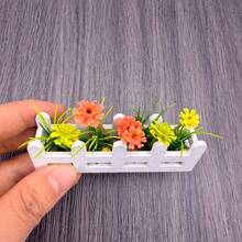 22 estilos de plantas en maceta decorativas en miniatura para casa de muñecas, plantas verdes realistas a escala 1:12 1:6 para casa de muñecas, suculentas, camas de flores, jarrones, accesorios decorativos para cocina, dormitorio, sala de estar, baño y jardín de la casa de muñecas - Multicolor - Ver 11