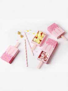 10个/套创意冰淇淋糖果盒，抽屉式派对礼品盒 - 查看 9