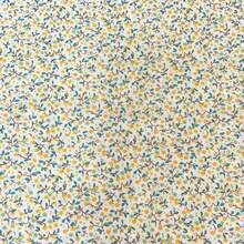 0.5m/1m/2m Fresh Yellow Flower & Leaf Cotton Fabric, Skin-Friendly & Breathable, Suitable For Dresses, Handmade Accessories, Tablecloths, Curtains, Home Decor, DIY Sewing Material, Sold By The Meter - Vigorous Small Fruit Branches - View 4