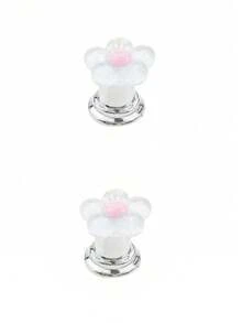 Bộ 1/4 tay cầm xả bồn cầu hình hoa hoạt hình, nút xả bồn cầu hình hoa, nút xả bồn cầu, dụng cụ nhấn nút xả bồn cầu, tay cầm tủ ngăn kéo hình hoa sáng tạo - Dễ nhấn, phụ kiện phòng tắm thời trang, cảm giác sang trọng, phù hợp với móng tay dài. - Nhiều màu - Xem 21