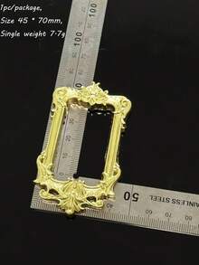 High Quality Lace Shaped Photo Frame Carving Baroque Diy Handmade Cream Glue Valley Beauty Shooting Doll House Props - Multicolor - View 13