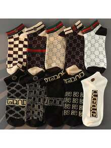 5 Pairs Men's Versatile High-Quality Korean Style Cool Low-Cut Socks - Multicolor - View 3