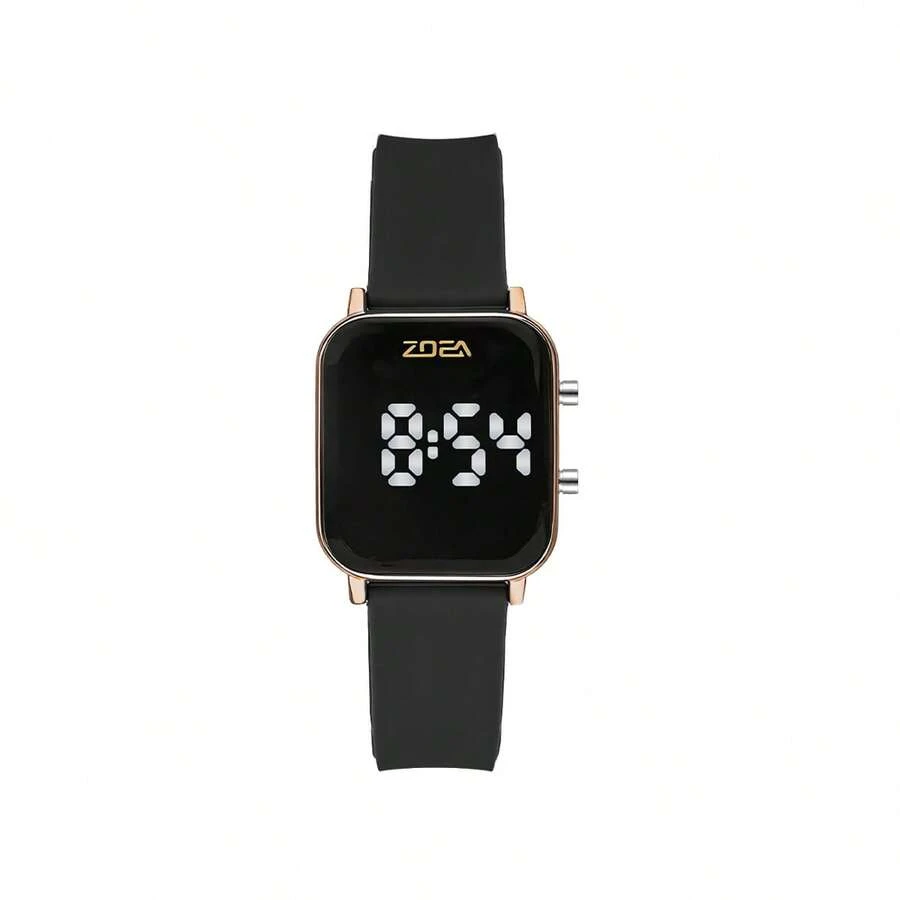 ZOEA Women Quartz Watches - 錶殼:玫瑰金/錶帶:黑色 - 查看 1