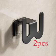 1/2pcs No Drill Wall Mounted Slipper Rack, Bathroom Hanging Shoe Storage Organizer Hook - Multicolor - View 17