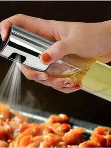 1pc Reusable Glass Olive Oil Spray Bottle, Stainless Steel Oil Dispenser Suitable For Cooking, Grilling, Baking And Salad - View 8