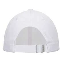Under Armour 女士鴨舌帽 W ESSENTIAL LOW ADJ大馬尾開口簡約日常休閒帽可調整背帶閉合1369790-104 - 白色 - 查看 2