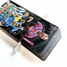 Panini Tarjetas coleccionables de jugadores de fútbol estrellas mundiales 2026, tarjetas de personajes para coleccionar, exhibir y regalar - negro - Ver 3