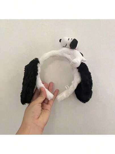 1件卡通可爱发饰头箍玩具娃娃角色扮演圣诞道具圣诞袜填充物、圣诞礼物、圣诞节、圣诞装饰品（随机款式）