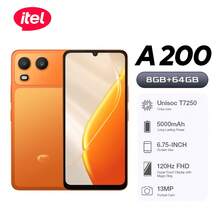 Itel A200 双卡双待彗星橙，3+5GB 内存，128GB 存储，支持 4G 网络，时尚设计，彰显个性，120Hz 刷新率，6.75 英寸超流畅显示屏，IP65 级防水防尘，军规级耐用性，5000mAh 大容量电池，AI Fusion 摄像头系统 - A200 - 查看 12