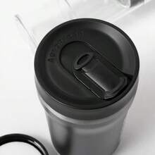 Go Plus cafetera portátil pequeña ideal para viajes camping y oficina prensa francesa todo en uno cafetera manual estilo espresso y pour-over preparación en 2 min Negro - Negro - Ver 5