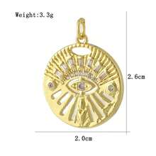 1个铜质时尚心形吊坠，可DIY手链、项链、耳环、包包挂饰配件 - 彩色 - 查看 41