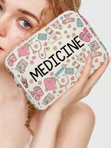 新款 Ouchie Pouch 收納袋 - 醫療袋、盥洗包、旅行必備，彩色設計適用於、化妝品和旅行用品，個人護理整理袋，便攜式醫療收納袋，可存放和醫療用品 - 彩色 - 查看 3