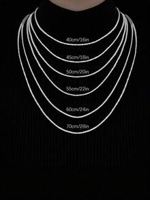 時尚流行男士戒指吊飾項鍊不銹鋼朋克嘻哈風格適合珠寶禮物和時尚外觀 - 黑色 - 查看 7