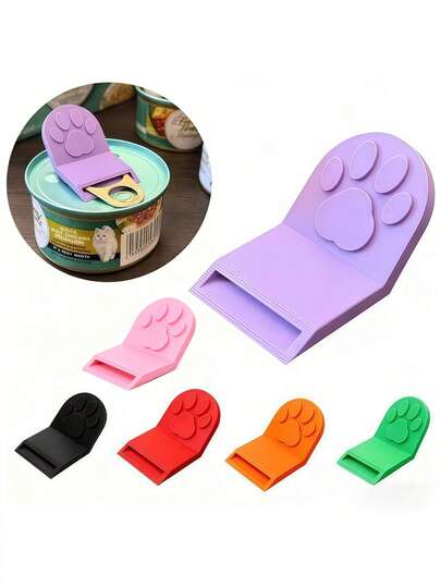 1pc New Can Opener, Easily Open Canned Food And Beverages While Protecting Nails, Ideal Choice For Women Who Care About Nail Care. Non-Slip Design, Available In Multiple Colors. Ergonomic Non-Slip Handle, Suitable For Cat/Dog Food Cans. Durable Plastic Material, Easy To Clean. Compact And Smooth Operation Food Can Opener, Multi-Functional Bottle Opener, Essential For Kitchen.