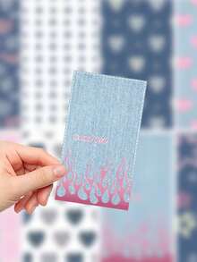8pcs Denim Fabric Scrapbooking Paper, 17*9cm Each, DIY Phone Case, Tablet, Laptop Stickers, Suitable For Packaging, Diaries, Crafts, Stationery, Craft Paper, Handmade Paper, Wallpaper - 1 Pack/8 PCS - View 7