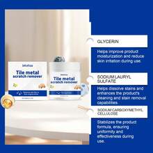 陶瓷瓷砖划痕去除清洁剂，家用客厅浴室瓷砖磨损和锈渍清洁增亮护理剂 - 260g - 查看 7