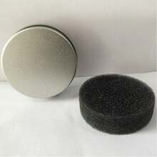 便携式化妆刷清洁盒，带清洁海绵 | 速干眼影刷清洁器 | 免洗懒人化妆工具 - 黑色 - 查看 5